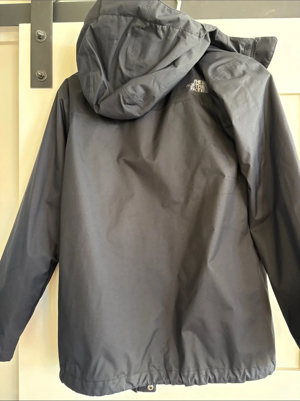 The North Face Kids Hooded Rain Jacket - Black